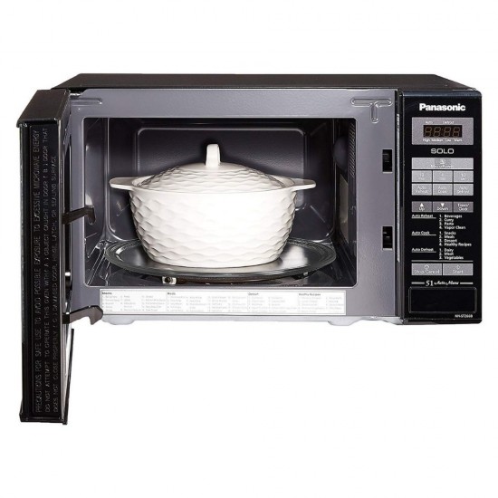 Panasonic 20L Solo Microwave Oven NN-ST266BFDG, Black