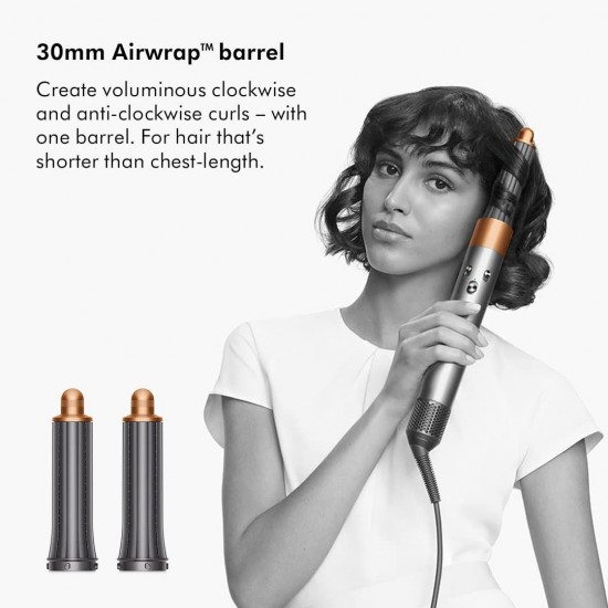 Dyson Airwrap Long Hair Multi Styler,Intelligent Heat Control, Blue Copper