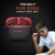 Fire-Boltt Fire Pods Ninja Pro 402 Earbuds TWS, Crisp Calling, Black Red