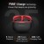 Fire-Boltt Fire Pods Ninja Pro 402 Earbuds TWS, Crisp Calling, Black Red