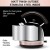 Inalsa Brewista Multi Cooker 1.8L Electric Kettle, Black/RoseGold